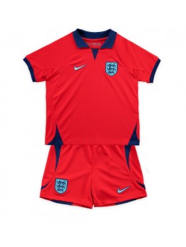 Billige England Bortedraktsett Barn VM 2022 Kortermet (+ Korte bukser)
